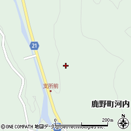 鳥取県鳥取市鹿野町河内848周辺の地図