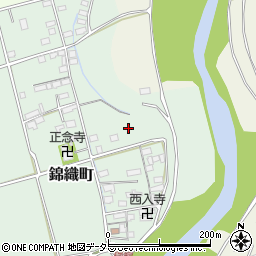 滋賀県長浜市錦織町周辺の地図