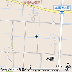 千葉県長生村（長生郡）本郷周辺の地図