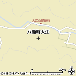 兵庫県養父市八鹿町大江568周辺の地図