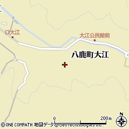 兵庫県養父市八鹿町大江446周辺の地図