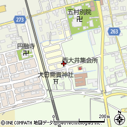 滋賀県長浜市西大井町39周辺の地図