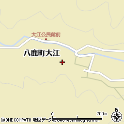 兵庫県養父市八鹿町大江548周辺の地図
