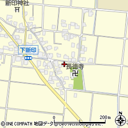 鳥取県米子市下新印520周辺の地図