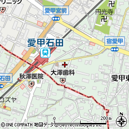 神奈川県厚木市愛甲東1丁目1-16周辺の地図