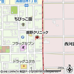 きたがたリハビリセンター周辺の地図