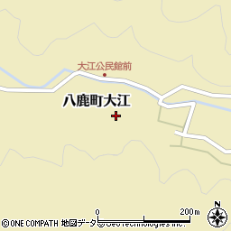 兵庫県養父市八鹿町大江557周辺の地図