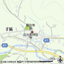 這子坂周辺の地図