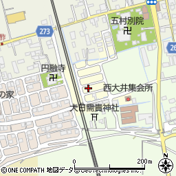 滋賀県長浜市西大井町34周辺の地図
