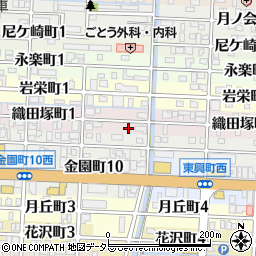 岐阜県岐阜市織田塚町1丁目16周辺の地図