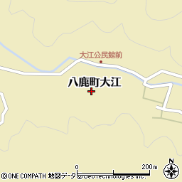 兵庫県養父市八鹿町大江572周辺の地図