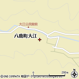 兵庫県養父市八鹿町大江686周辺の地図