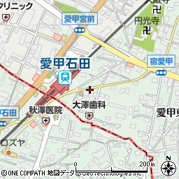 ザ・パーク愛甲石田駅前第３駐車場周辺の地図