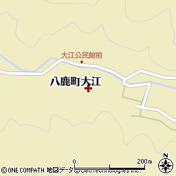 兵庫県養父市八鹿町大江533周辺の地図