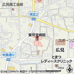 東可児病院（慶桜会）周辺の地図