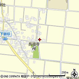鳥取県米子市下新印68周辺の地図