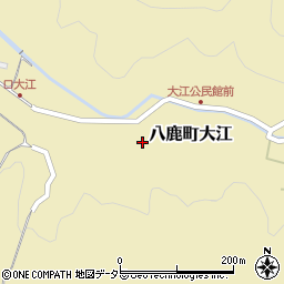 兵庫県養父市八鹿町大江444周辺の地図