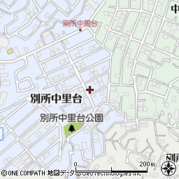 神奈川県横浜市南区別所中里台10-10周辺の地図