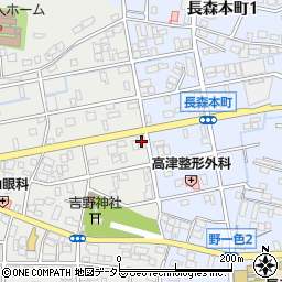 大垣共立銀行長森支店周辺の地図