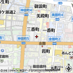 岐阜県岐阜市三番町19周辺の地図