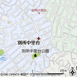 神奈川県横浜市南区別所中里台11-8周辺の地図
