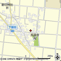 鳥取県米子市下新印71周辺の地図