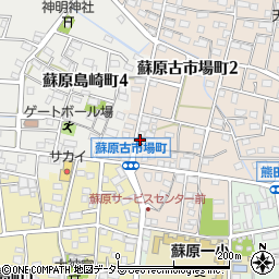 各務原蘇原郵便局 ＡＴＭ周辺の地図