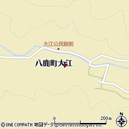 兵庫県養父市八鹿町大江594周辺の地図