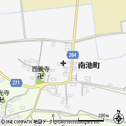 滋賀県長浜市南池町244周辺の地図