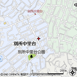 神奈川県横浜市南区別所中里台10-11周辺の地図
