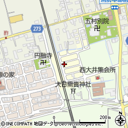 滋賀県長浜市西大井町32周辺の地図