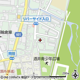 神奈川県厚木市岡田5丁目13周辺の地図