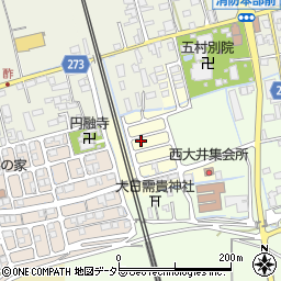 滋賀県長浜市西大井町31周辺の地図