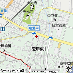 重田伊三夫商店周辺の地図