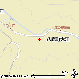 兵庫県養父市八鹿町大江434周辺の地図