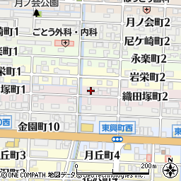 岐阜県岐阜市織田塚町2丁目41周辺の地図