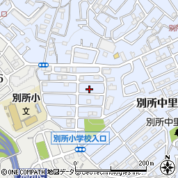 神奈川県横浜市南区別所中里台38-7周辺の地図