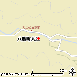 兵庫県養父市八鹿町大江598周辺の地図