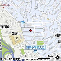 神奈川県横浜市南区別所中里台37-6周辺の地図
