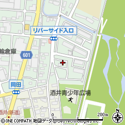 神奈川県厚木市岡田5丁目13-3周辺の地図