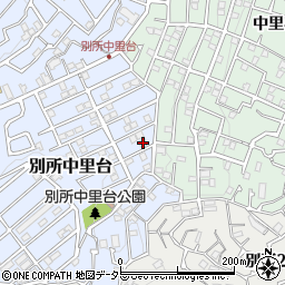 神奈川県横浜市南区別所中里台10-5周辺の地図