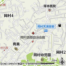 ガラス修理２４横浜岡村店周辺の地図