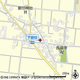 鳥取県米子市下新印100周辺の地図
