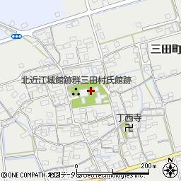 滋賀県長浜市三田町周辺の地図