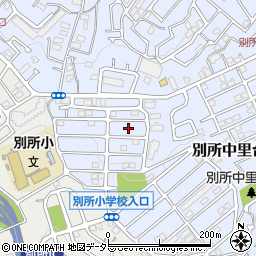 神奈川県横浜市南区別所中里台38周辺の地図
