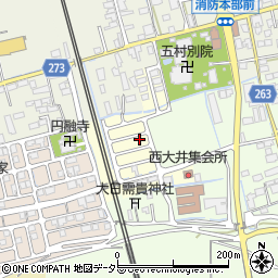 滋賀県長浜市西大井町28周辺の地図