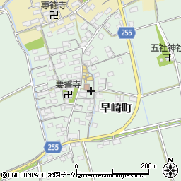 滋賀県長浜市早崎町1187周辺の地図