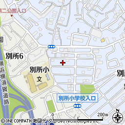 神奈川県横浜市南区別所中里台37周辺の地図