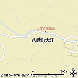 兵庫県養父市八鹿町大江578周辺の地図