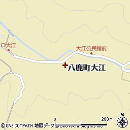 兵庫県養父市八鹿町大江429周辺の地図